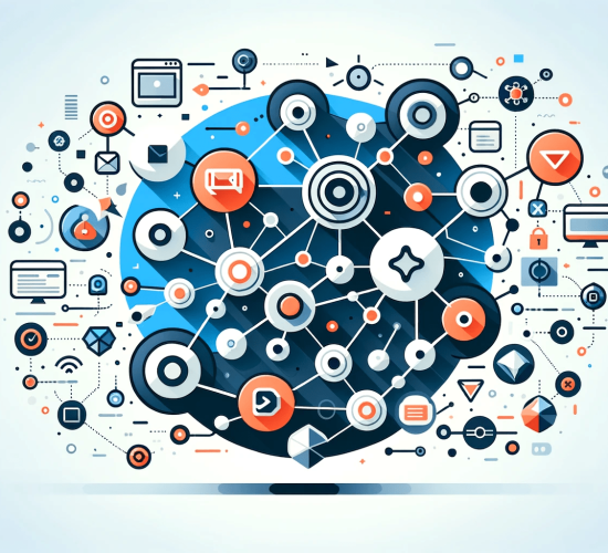 DALL·E 2023-11-29 07.18.09 – A flat design illustration suitable for representing a collection of links or a link directory, in a 16_9 format. The image should depict a contempora DALL·E 2023-11-29 07.18.09 - A flat design illustration suitable for representing a collection of links or a link directory, in a 16_9 format. The image should depict a contempora